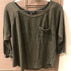 Forever 21 Olive Green Top